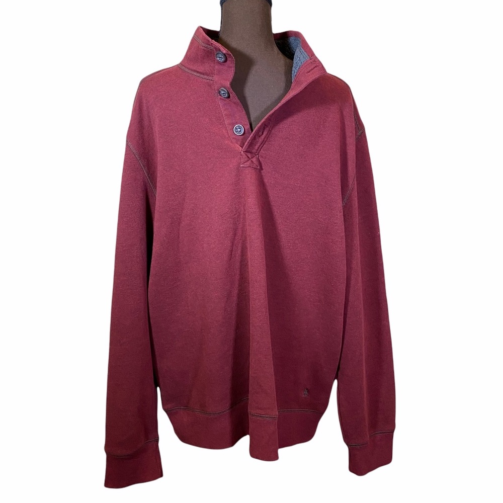 G. H. Bass & Co. 1/4 button up pullover jacket size XXL